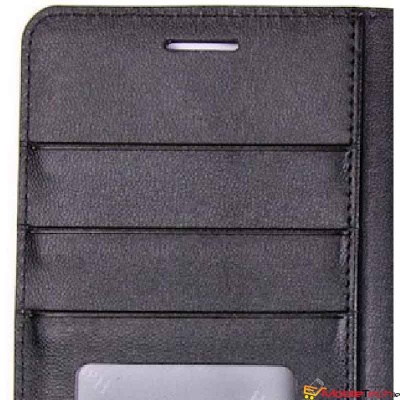 iPhone XS Case Hanman Wallet Cover Black